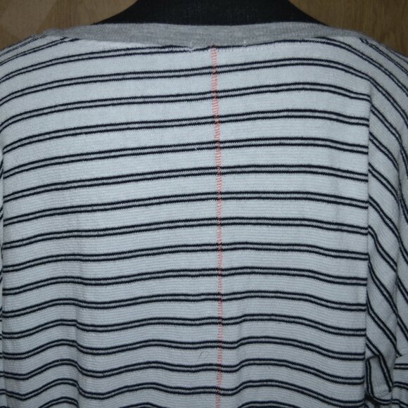 Splendid Striped Relaxed Comfy Pullover Cotton Blend Top - Picture 8 of 8